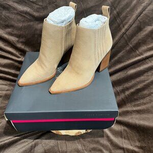 Vince Camuto Beige Ankle Booties